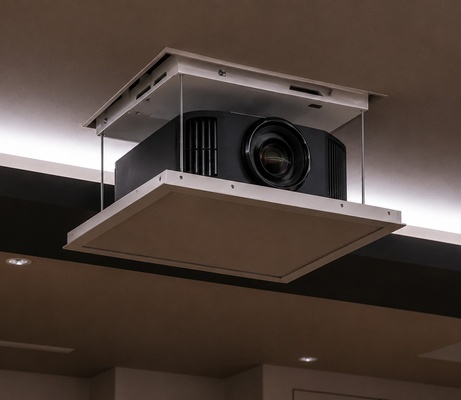 大型プロジェクター対応のプロジェクター昇降機「PL-600Ⅲ」の設置イメージ
